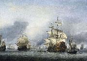 Willem Van de Velde The Younger The Capture of the Royal Prince, 13 June 1666 oil painting